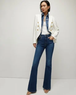 Veronica Beard Jackets & Outerwear|Vb Classics*Miller Women's Linen Dickey Jacket in Off-White