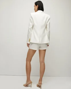 Veronica Beard Jackets & Outerwear|Vb Classics*Miller Women's Linen Dickey Jacket in Off-White