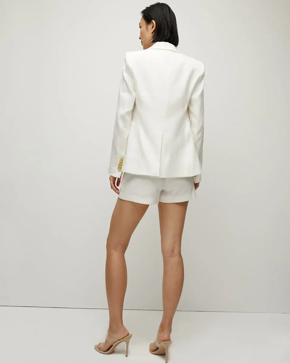 Veronica Beard Jackets & Outerwear|Vb Classics*Miller Women's Linen Dickey Jacket in Off-White