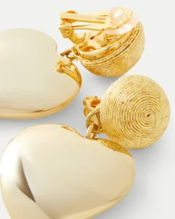 Veronica Beard Accessories|The Gift Guide*Mini Cora Earrings | Clip Backing in Gold