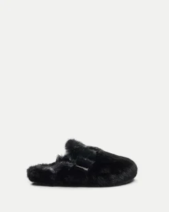 Veronica Beard Accessories|The Gift Guide*Mink Clog Slippers in Black