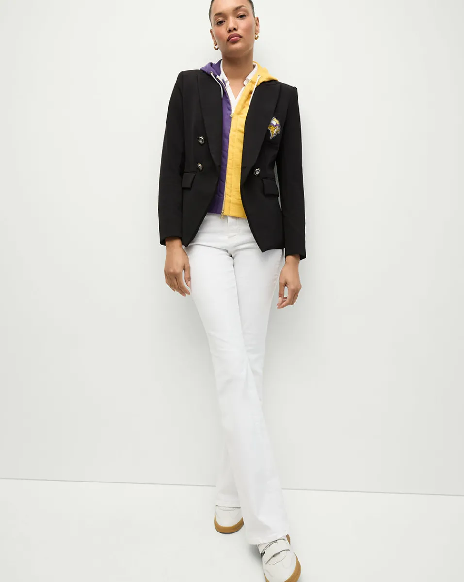 Veronica Beard Jackets & Outerwear*Minnesota Vikings Dickey Jacket in Black/Gold MinnesotaVikings