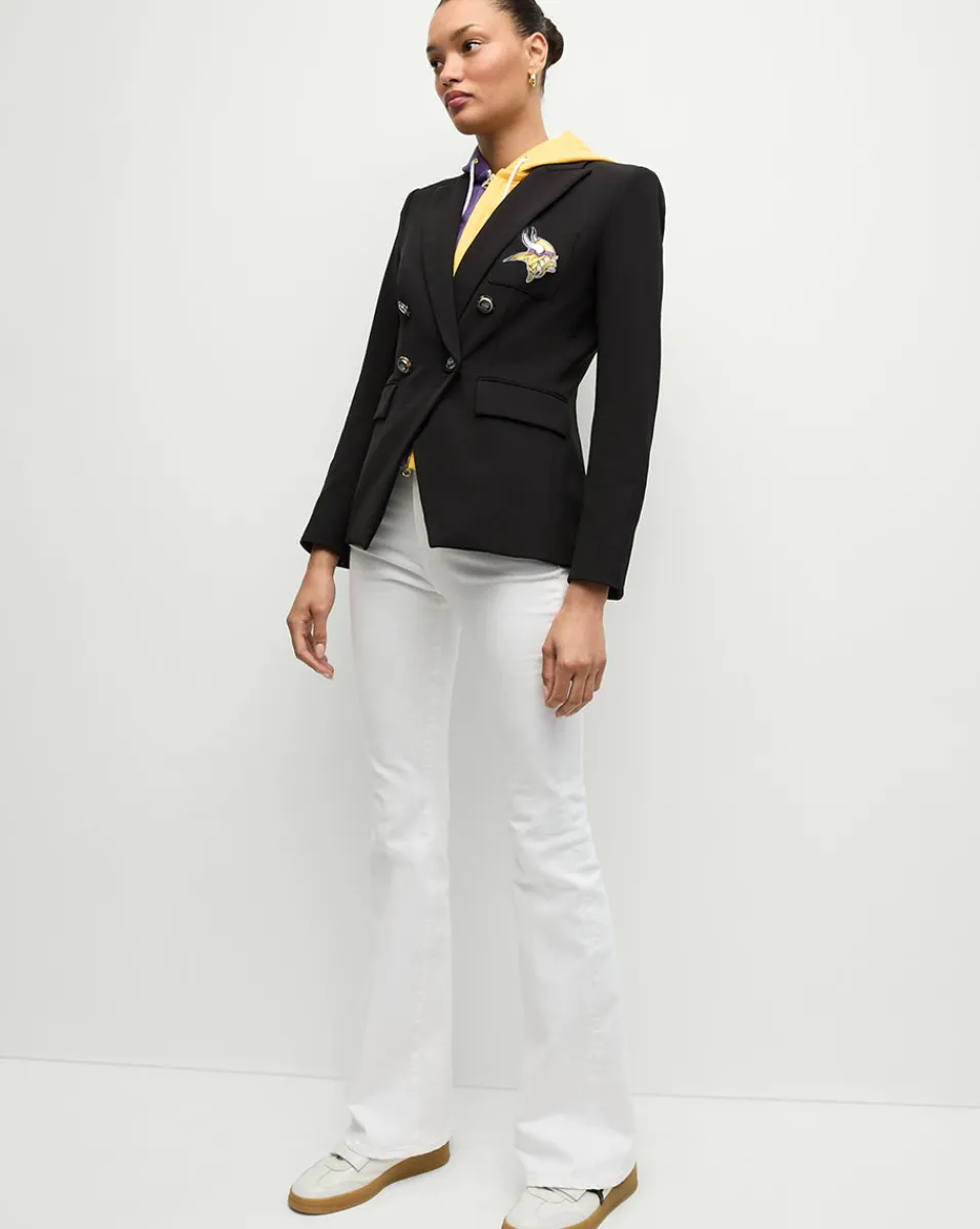 Veronica Beard Jackets & Outerwear*Minnesota Vikings Dickey Jacket in Black/Gold MinnesotaVikings