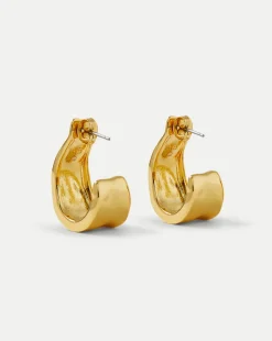 Veronica Beard Accessories|The Veronicas' Favorites*Molten Ribbon Hoop in Gold