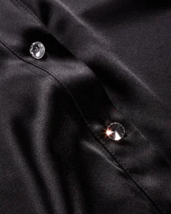Veronica Beard Tops|Party Dressing*Monique Silk Button-Down Shirt in Black