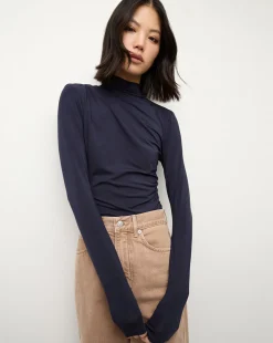 Veronica Beard Tops*Mylie Top in Navy