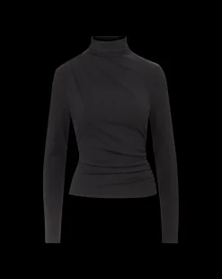 Veronica Beard Tops*Mylie Turtleneck Top in Black