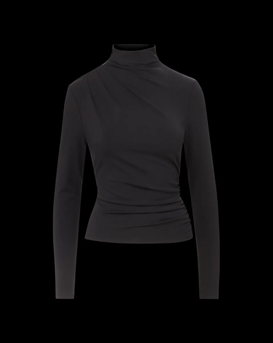 Veronica Beard Tops*Mylie Turtleneck Top in Black