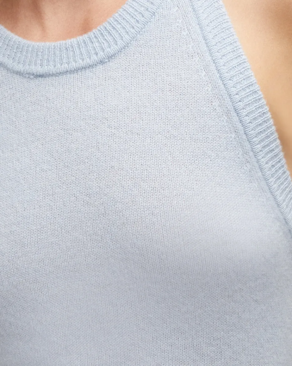 Veronica Beard Tops|Sweaters*Myrick Cashmere Tank LightBlue