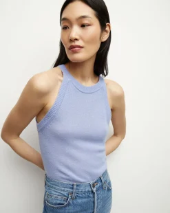 Veronica Beard Tops|Sweaters*Myrick Cashmere Tank in Hydrangea