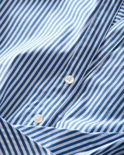 Veronica Beard Dresses*Nagano Shirtdress in Blue & White Stripe Blue/WhiteStripe