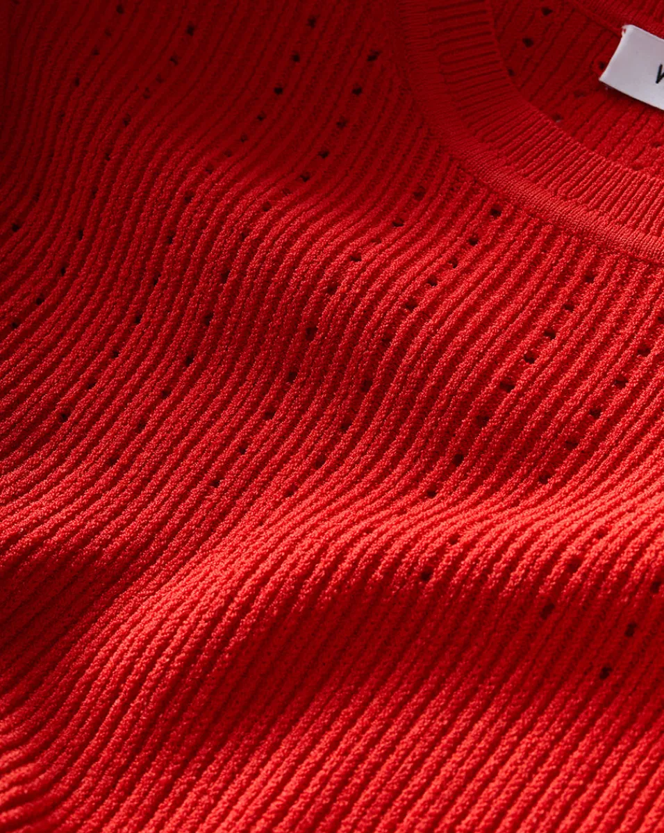 Veronica Beard Dresses|Party Dressing*Nami Long Sleeve Sweater Dress in Red Poppy