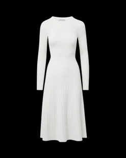 Veronica Beard Dresses|Party Dressing*Nami Long Sleeve Sweater Dress in White Off-White