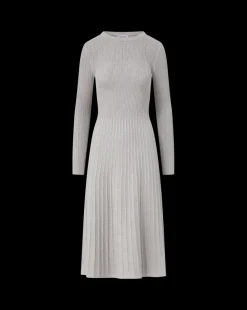 Veronica Beard Dresses*Nami Midi Sweater Dress in Silver