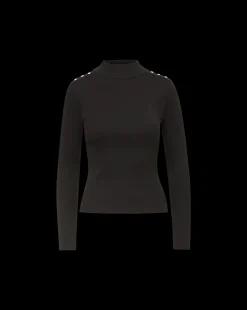 Veronica Beard Tops*Nate Top With Buttons in Black