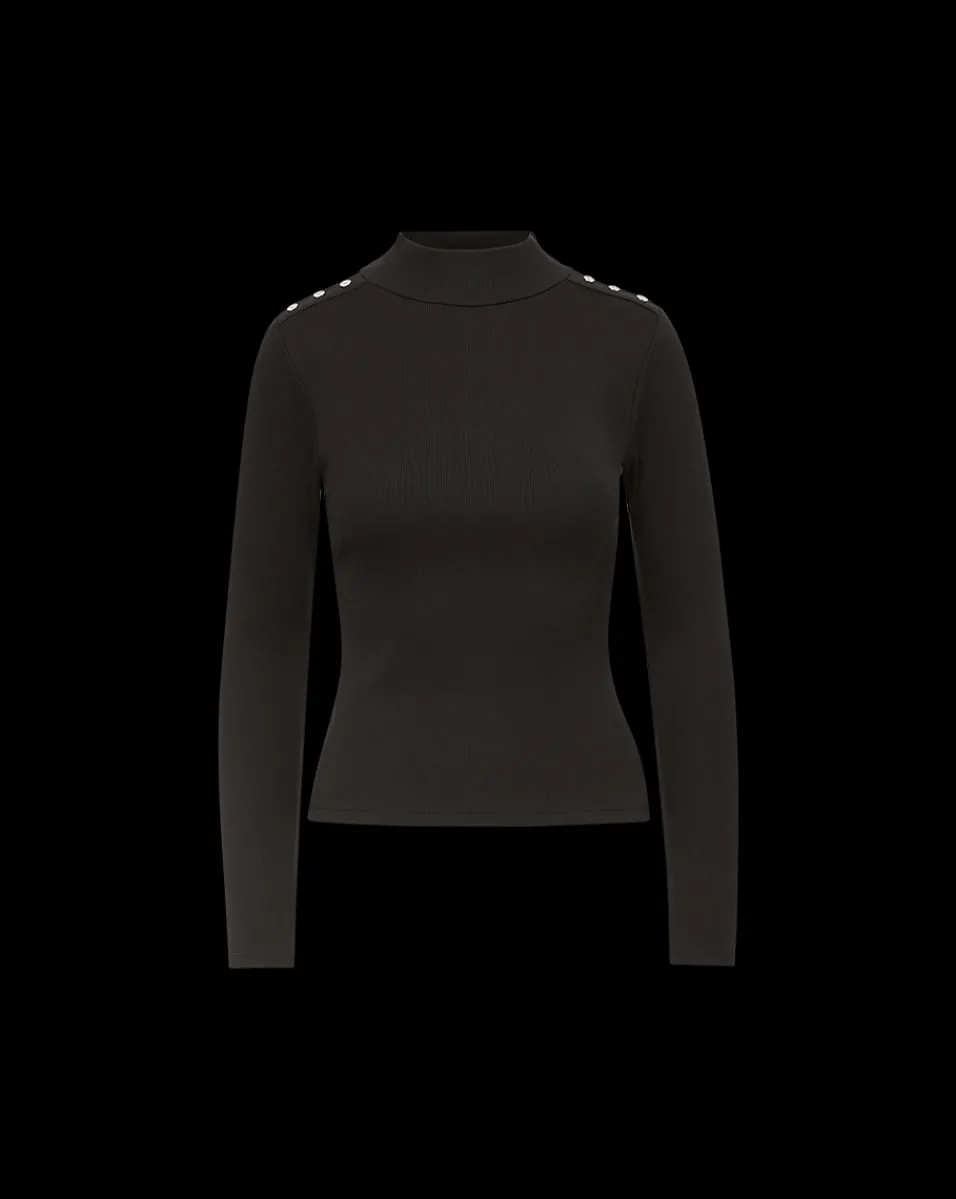 Veronica Beard Tops*Nate Top With Buttons in Black