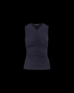 Veronica Beard Tops*Neeta Sleeveless Top in Navy