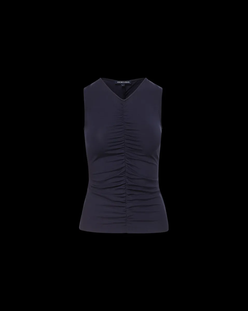 Veronica Beard Tops*Neeta Sleeveless Top in Navy