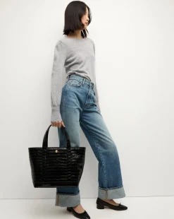 Veronica Beard Sweaters|Tops*Nelia Cashmere Pullover Sweater in Heather Grey HeatherGrey