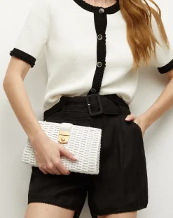 Veronica Beard Tops|Sweaters*Neroli Cardigan in Ivory/Black