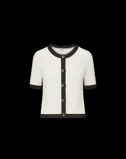 Veronica Beard Tops|Sweaters*Neroli Cardigan in Ivory/Black