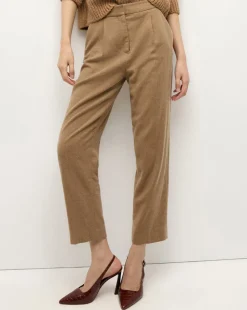 Veronica Beard Pants|The Veronicas' Favorites*Netta Pant in Heather Russet HeatherRusset