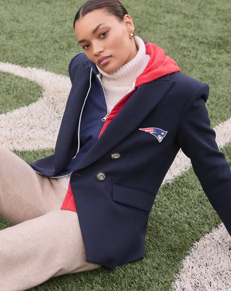 Veronica Beard Jackets & Outerwear|The Gift Guide*New England Patriots Dickey Jacket in Navy/Silver NewEnglandPatriots
