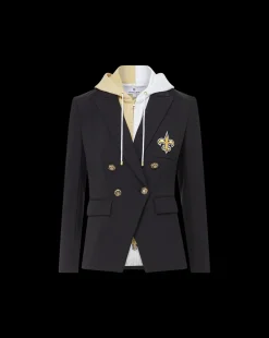 Veronica Beard Jackets & Outerwear*New Orleans Saints Dickey Jacket in Black/Gold NewOrleansSaints