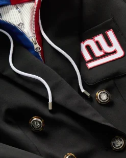 Veronica Beard Jackets & Outerwear|The Gift Guide*New York Giants Dickey Jacket in Black/Silver NewYorkGiants