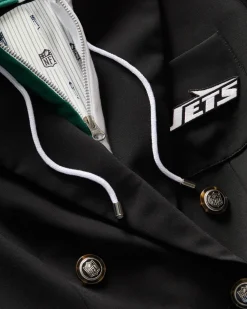 Veronica Beard Jackets & Outerwear|The Gift Guide*New York Jets Dickey Jacket in Black/Silver NewYorkJets
