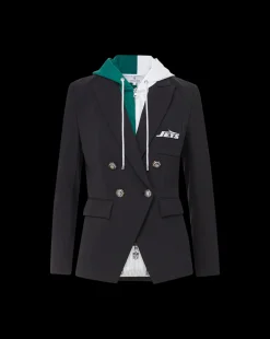 Veronica Beard Jackets & Outerwear|The Gift Guide*New York Jets Dickey Jacket in Black/Silver NewYorkJets