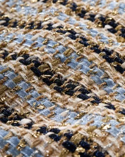 Veronica Beard Skirts & Shorts|Matching Sets*Ohemia Metallic Tweed Skirt in Blue/Ivory