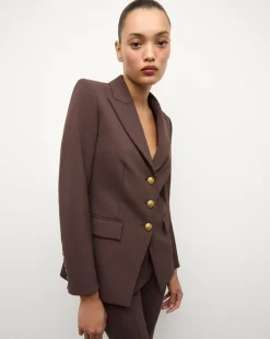 Veronica Beard Jackets & Outerwear|Matching Sets*Orlane Dickey Jacket in Dark Chocolate DarkChocolate