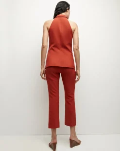 Veronica Beard Jackets & Outerwear|Tops*Orlinda Vest in Brick Red BrickRed