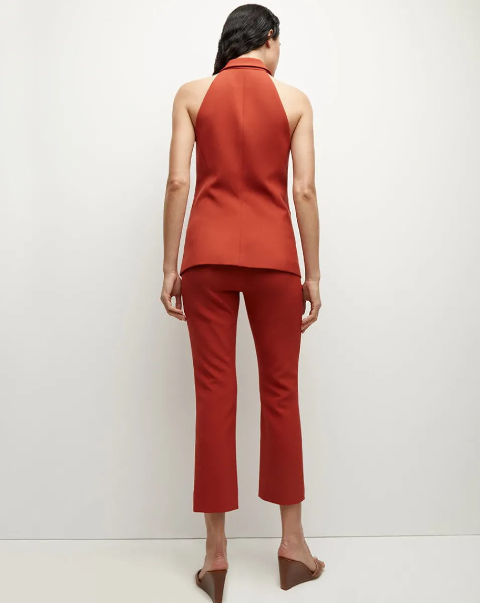 Veronica Beard Jackets & Outerwear|Tops*Orlinda Vest in Brick Red BrickRed