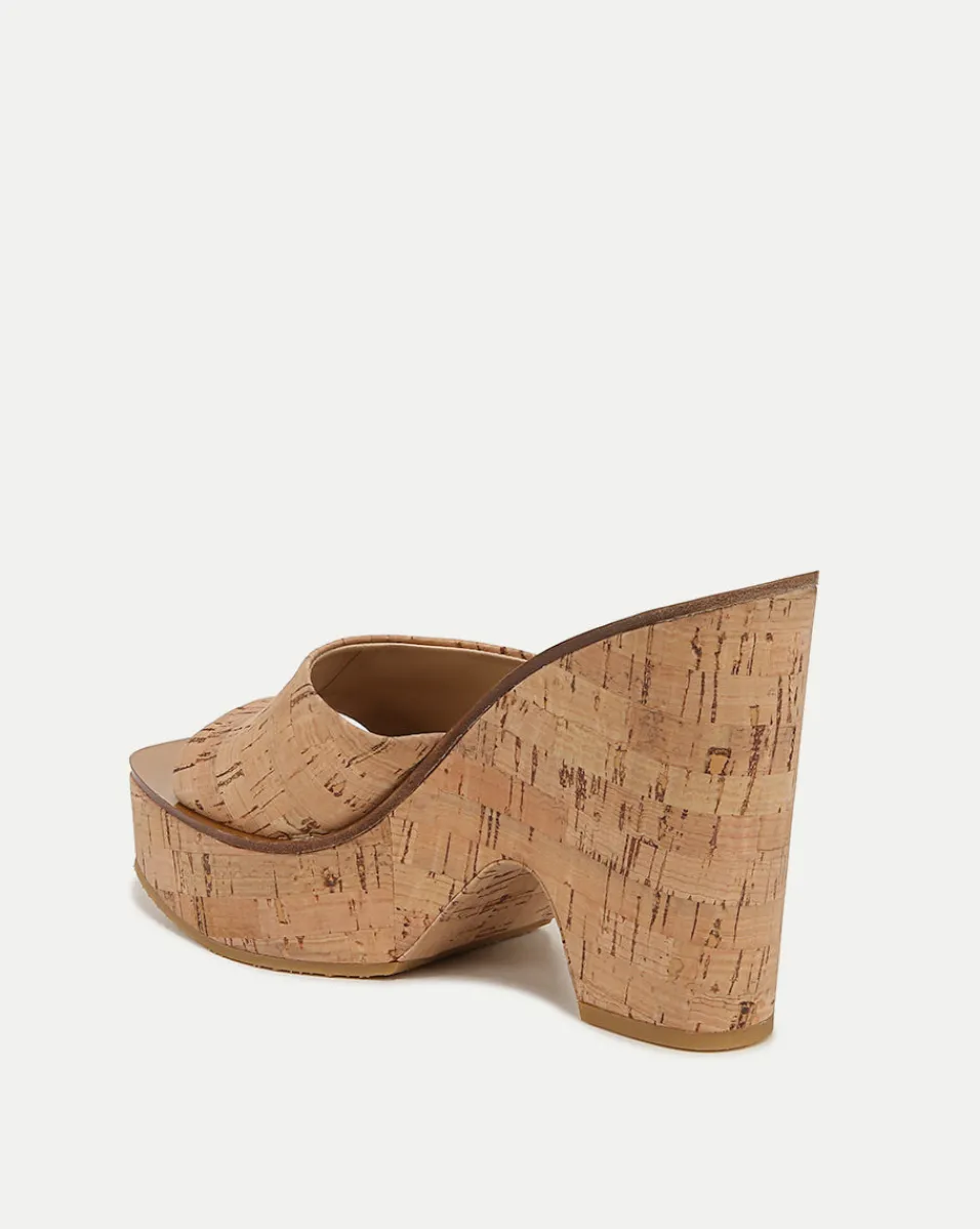 Veronica Beard Sandals*Paulita Cork Wedge Sandal Natural