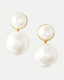Veronica Beard Accessories|The Gift Guide*Pearl 2 Drop Earring | Post Backing in White