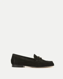 Veronica Beard Flats & Loafers*Penny Suede Loafer Black