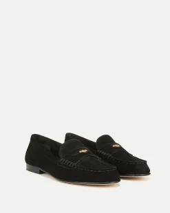 Veronica Beard Flats & Loafers*Penny Suede Loafer Black