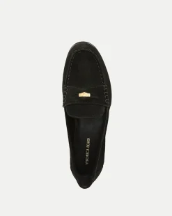 Veronica Beard Flats & Loafers*Penny Suede Loafer Black