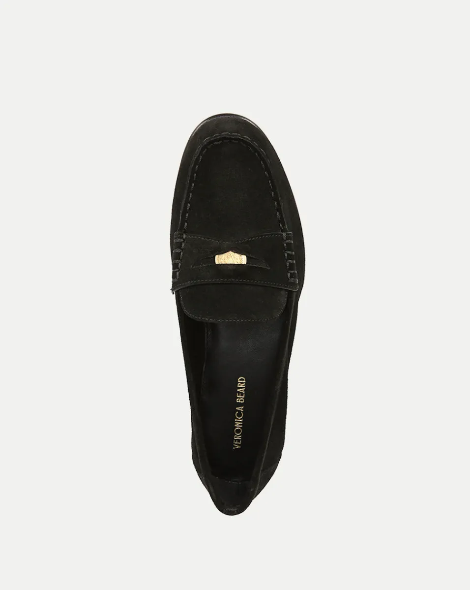 Veronica Beard Flats & Loafers*Penny Suede Loafer Black