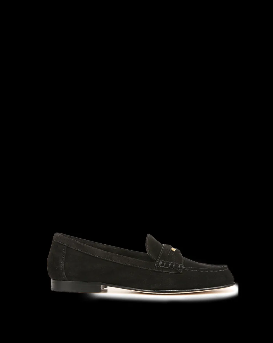 Veronica Beard Flats & Loafers*Penny Suede Loafer Black