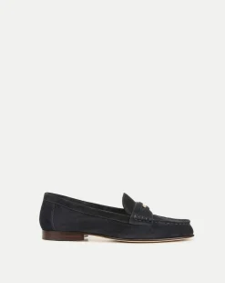 Veronica Beard Flats & Loafers*Penny Suede Loafer Eclipse