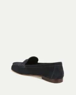 Veronica Beard Flats & Loafers*Penny Suede Loafer Eclipse