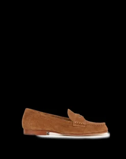 Veronica Beard Flats & Loafers*Penny Suede Loafer Hazelwood