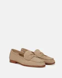 Veronica Beard Flats & Loafers|The Veronicas' Favorites*Penny Suede Loafer in Sand