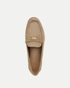 Veronica Beard Flats & Loafers|The Veronicas' Favorites*Penny Suede Loafer in Sand