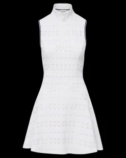 Veronica Beard Dresses*Performance Lace Dress in White/Navy