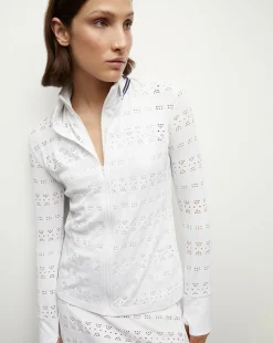 Veronica Beard Jackets & Outerwear*Performance Lace Jacket in White/Navy