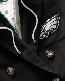 Veronica Beard Jackets & Outerwear*Philadelphia Eagles Dickey Jacket in Black/Silver PhiladelphiaEagles
